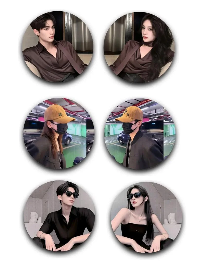 森系情侣头像一男一女