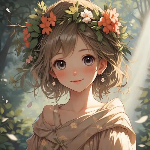 森系女生头像