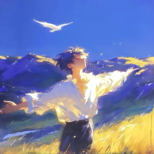 男生头像唯美