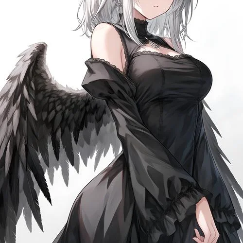 黑暗系女生动漫头像