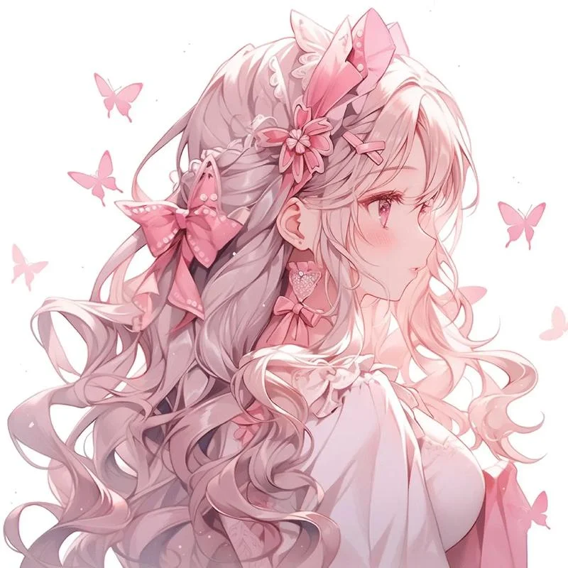 粉红系女生头像