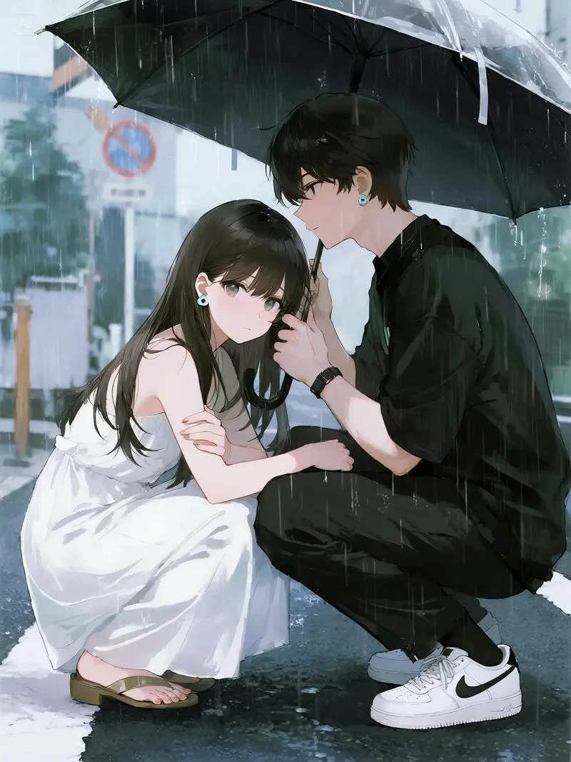 情侣头像唯美