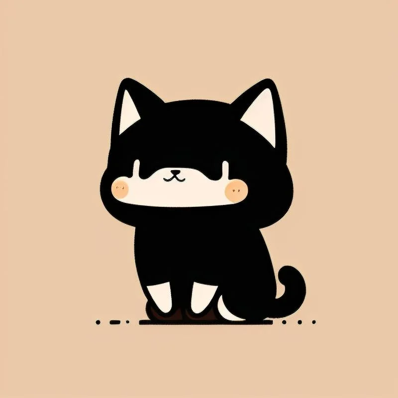 女生和猫的头像森系
