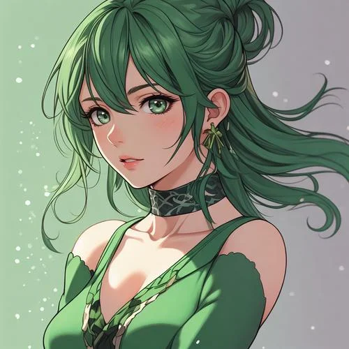 绿系女生头像