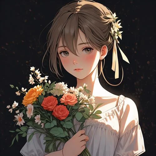 小清新女生头像