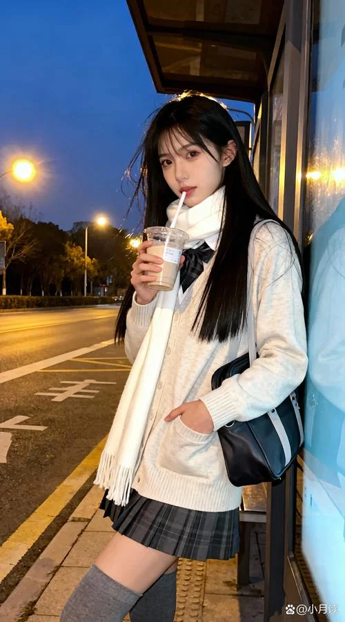 jk制服女生头像