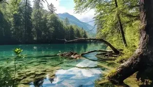 风景情侣头像