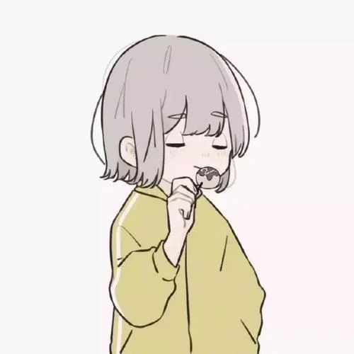 森系手绘情侣头像一对