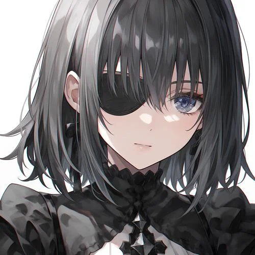 动漫黑暗系少女头像