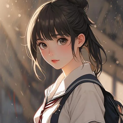 女生动漫头像日系