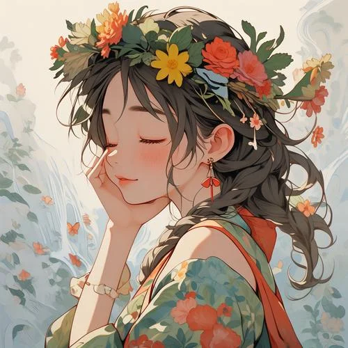 森系动漫头像-森系动漫头像