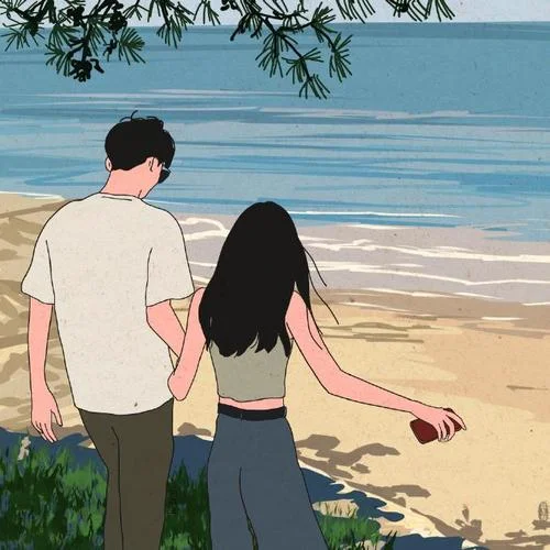 情侣头像唯美