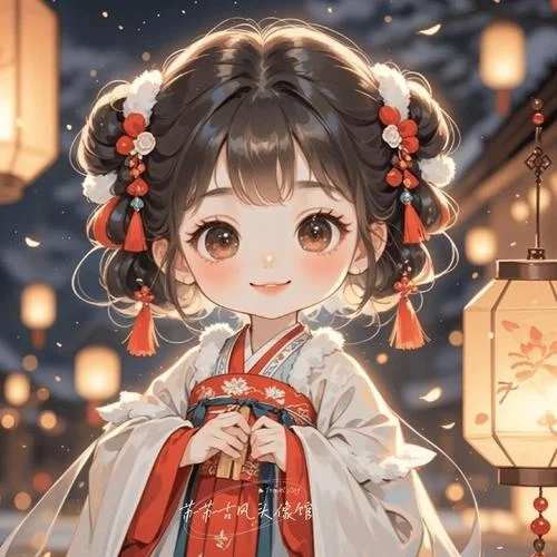 情侣头像古风萌系