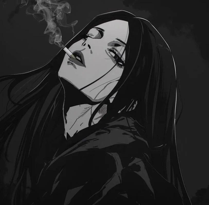 黑暗系头像女动漫-暗黑系女动漫头像