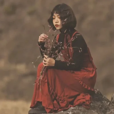 森系 小仙女 ins女生头像 你眨眨眼睛,就变成一颗星星落入我的心里