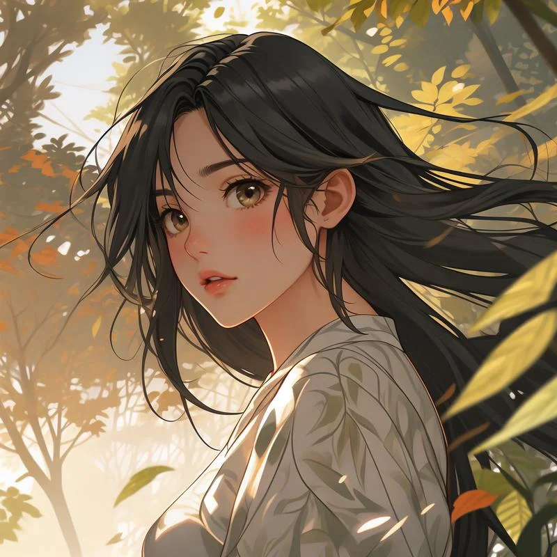 头像女生简单气质森系