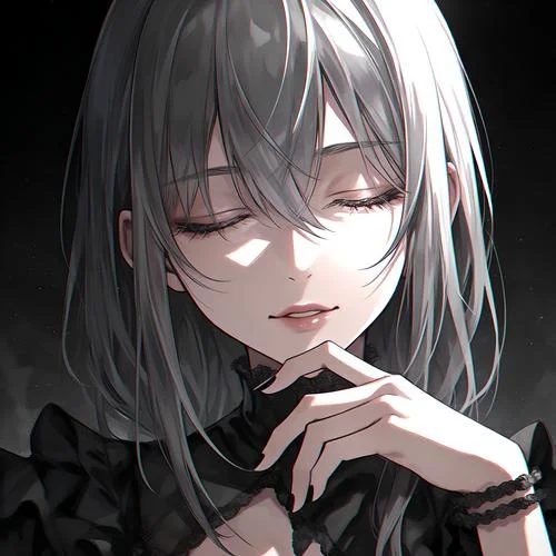 黑暗系头像女生动漫