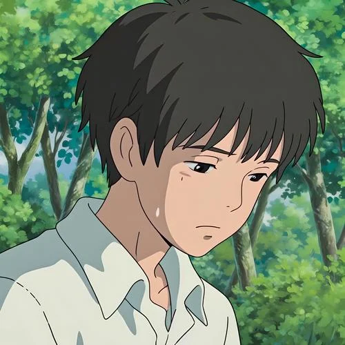 森系男生头像
