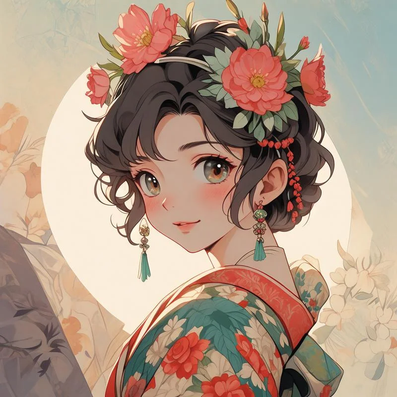 仙女ins头像森系